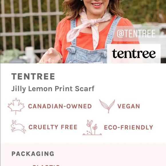 Jillian Harris/10 Tree Lemon Print Scarf - Picture 2 of 3